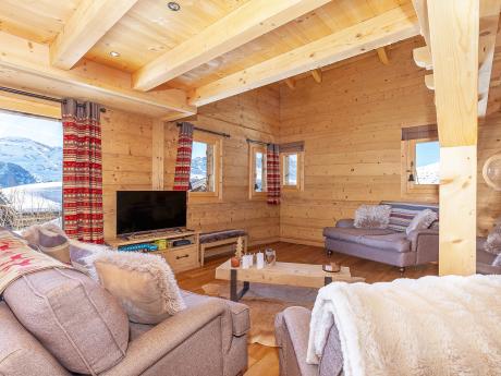 Chalet Les Mouflons - Wohnraum (Beispiel)