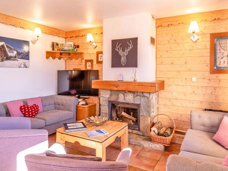 Chalet de l'Altiport P12* - Wohnraum - @Art Prism