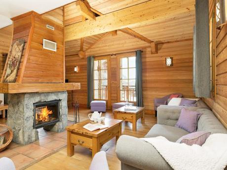 Chalet de l'Altiport P15 - Wohnraum