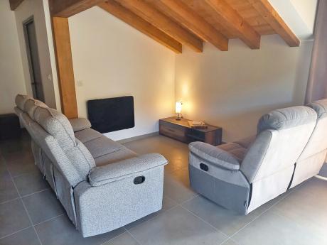 Chalet Panorama des 3 Vallées - Wohnraum