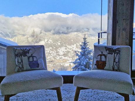 Chalet Celeste - Wohnraum