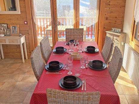 Chalet Le Rocher Valmorel - Essbereich