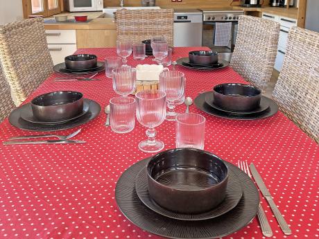 Chalet Le Rocher Valmorel - Essbereich