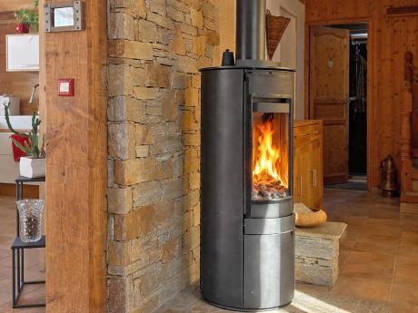 Chalet Le Rocher Valmorel - Kaminofen