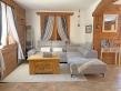 Chalet Le Rocher Valmorel - Wohnraum