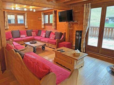 Chalet Au Pied du Linga - Wohnraum
