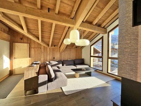 Chalet Plein Sud - Wohnraum
