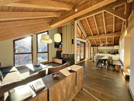 Chalet Plein Sud - Wohnraum