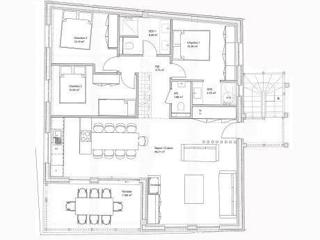 Chalet Plein Sud - Grundriss