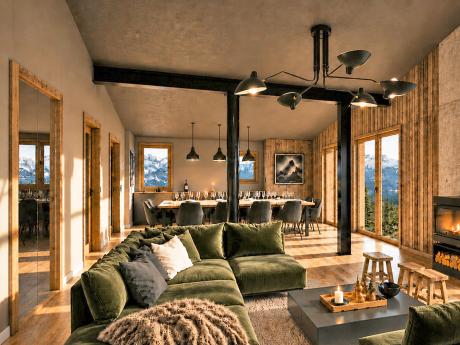 Chalet Josephine - Napoleon - Wohraum (Beispiel)