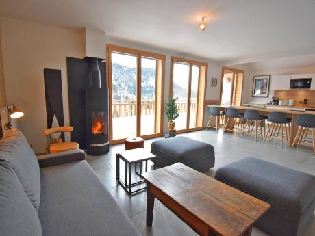 Chalet d'Antoine Mary - Wohnraum