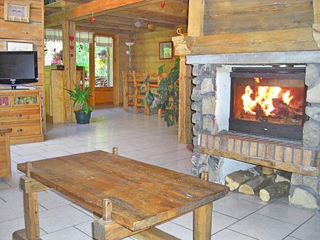 Chalet Châtel CCS01 - Wohnraum