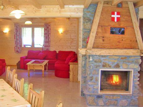 Chalet Châtel CVN01 - Wohnraum