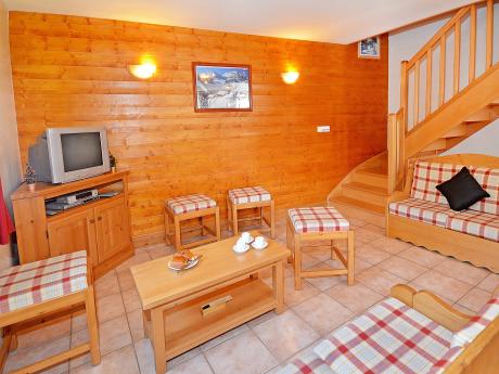 Chalet Balcon Cime de Caron - Wohnraum