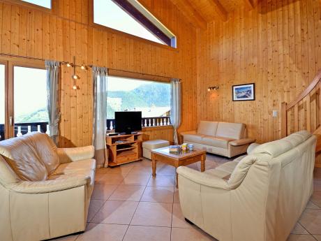 Chalet Les Etoiles - Wohnraum
